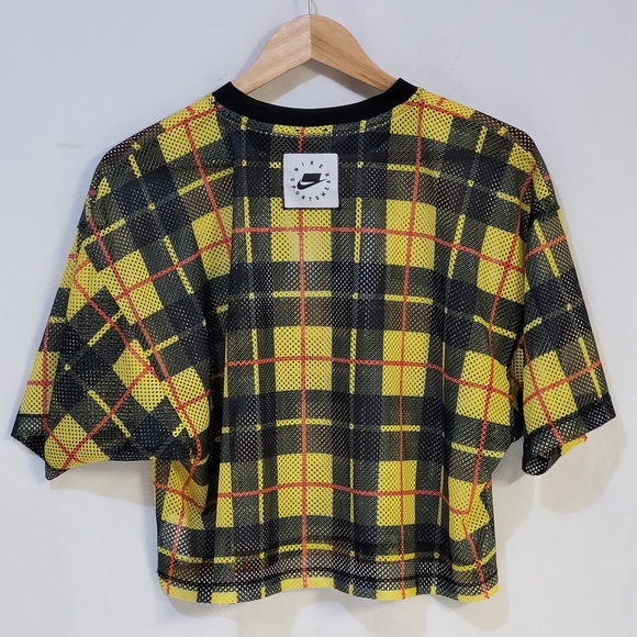 Nike Sportswear Futura Plaid Crop Top - Picture 4 of 10
